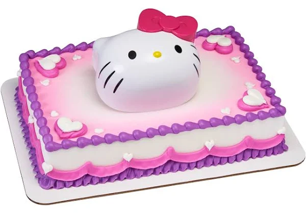 Hello Kitty Cake Topper Play Bake Fun! Decoset