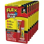 Flex Seal Family of Products Flex Super Glue Gel 3G 2-Piece (8-Pack)