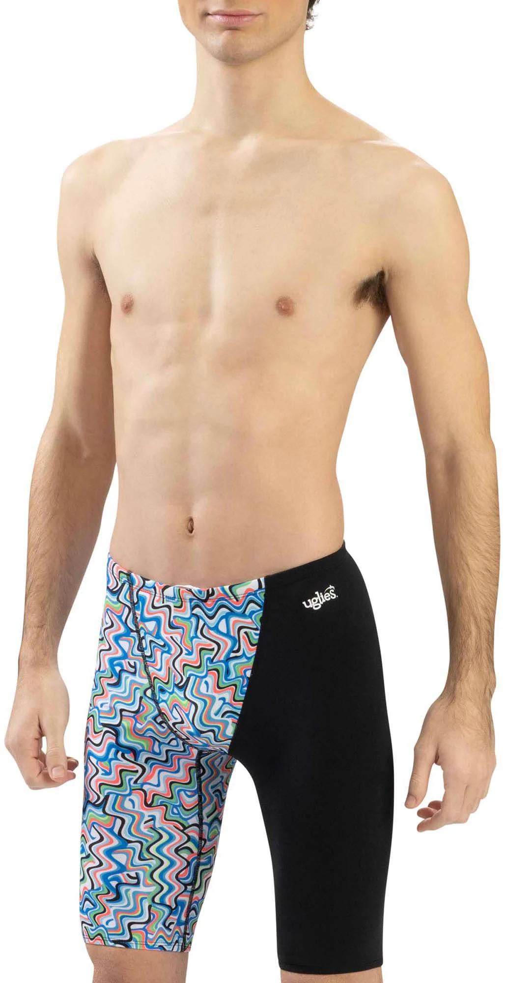 Dolfin Uglies Men's Jammer Swimsuit - Zig Zag - Swimoutlet.com