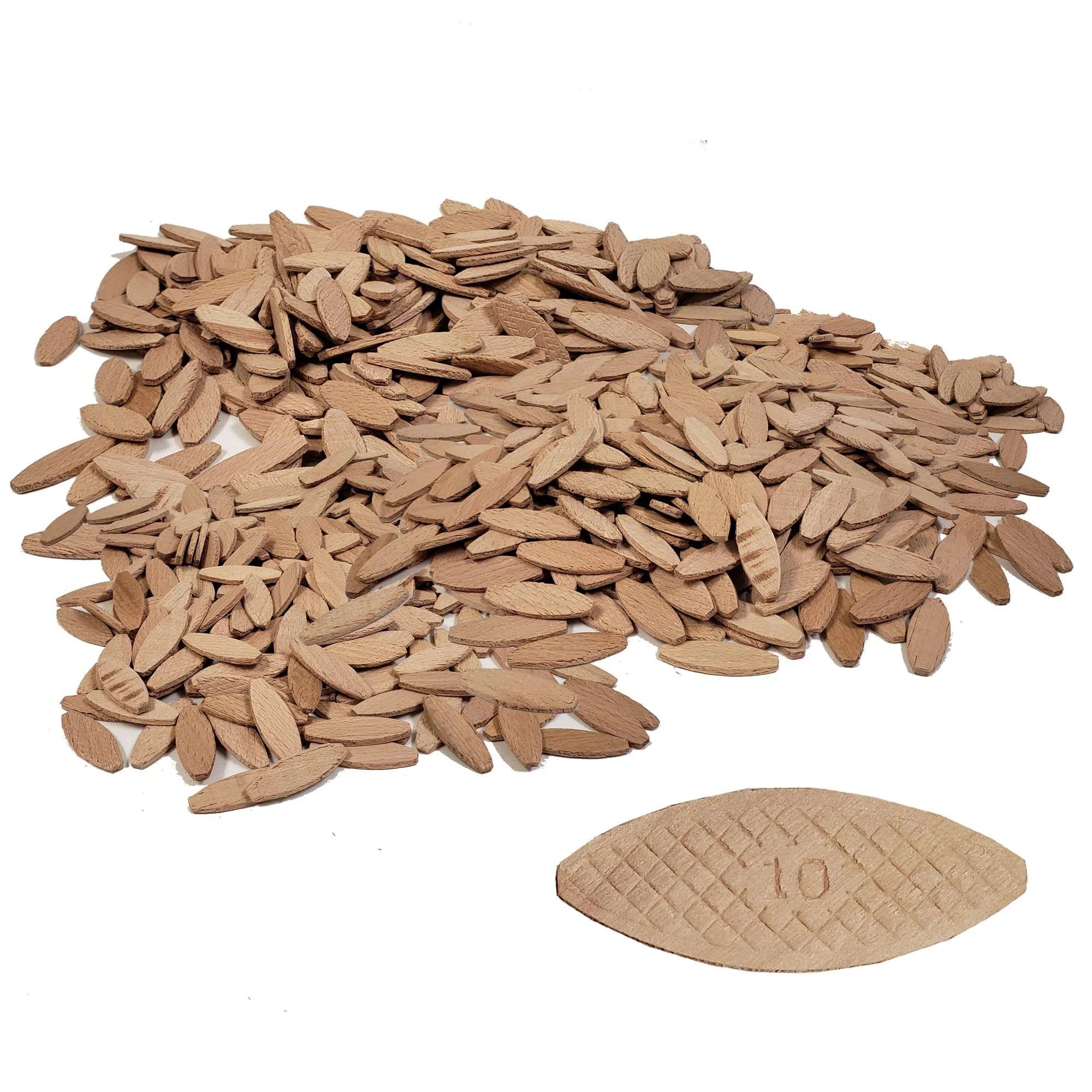 Milescraft Biscuits #10, 1, 000Pcs. for Use in Wood Joining, Woodworking, and ...