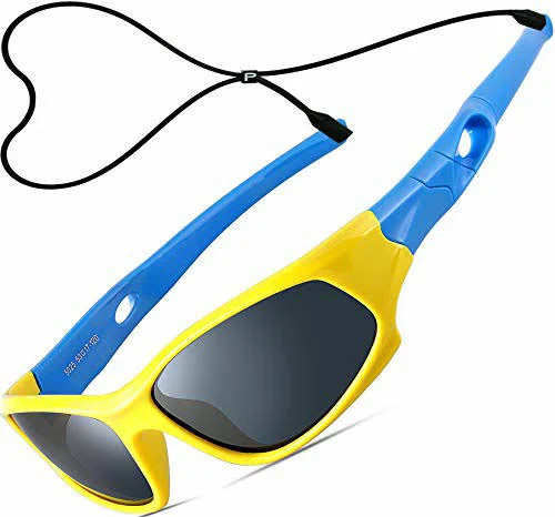 ATTCL Kids Hot TR90 Polarized Sports Sunglasses For Boys Girls Child Age 3-10