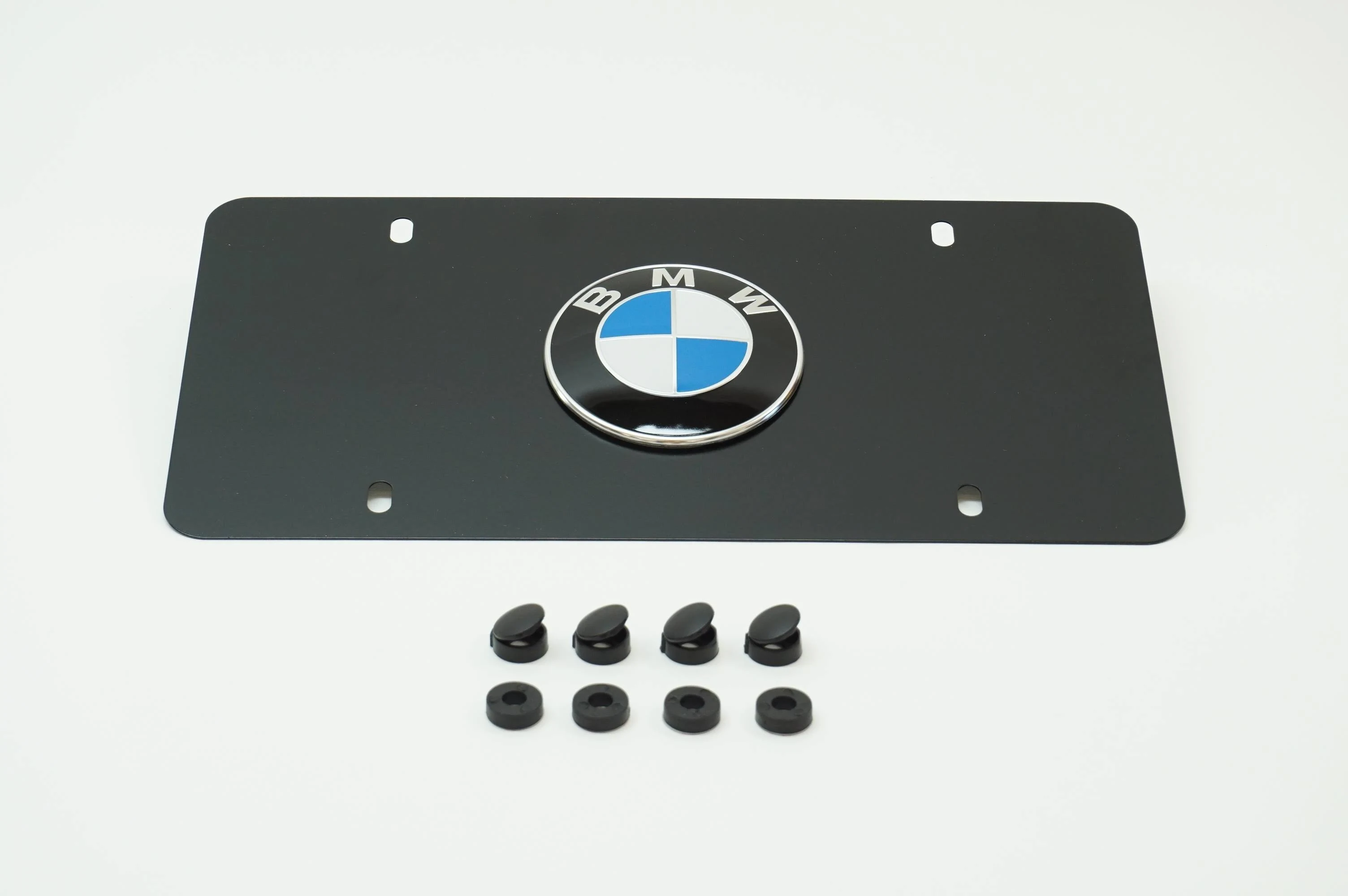 2013-2015 BMW 740Li Marque Plate - Black Stainless Steel 82-12-1-470-313