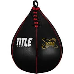 TITLE Boxing Gyro Balanced Leather Speed Bag: Speed Bag for Boxing, Speedbag, Speed Bags, Boxing Speed Bag, Title Speed Bag, Boxing Bag, Boxing Equipment, Punching Bag