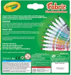 Crayola Fabric Fine Line Markers Pack of 10 Markers