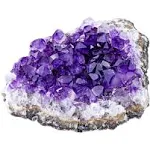 Jovivi Amethyst Clusters, Natural Raw Amethyst Geode Healng Crystals Stone Rock Crystal Cluster Druzy Gemstone Specimen for Witchcraft, 0.44 lb-0.66 lb