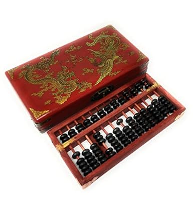 Vintage Chinese Wooden Bead Arithmetic Abacus W. Instruction