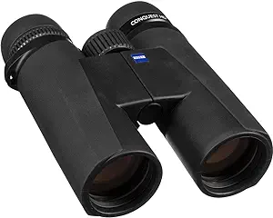 Conquest HD Binoculars Waterproof, Compact with LotuTec T HD Coated Glass for Optimal Clarity in All Weather Conditions for Bird Watching, Hunting, Sightseeing, Black