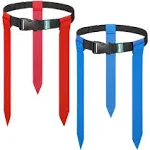 Hilhook Flag Football Belts, 10 Player Adjustable Flag Football Set with 30 Flags for Youth and Adults Training Equipmen