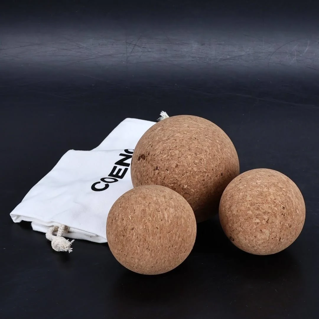 Cork Massage Ball Yoga Therapy Ball For Myofascial Release Trigger Point Ther...