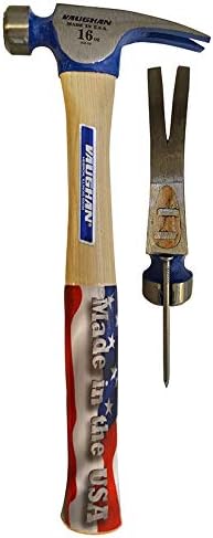 VAUGHAN & BUSHNELL CF4 16-oz Milled Face California Framer Framing Hammer, 14" Hickory Handle