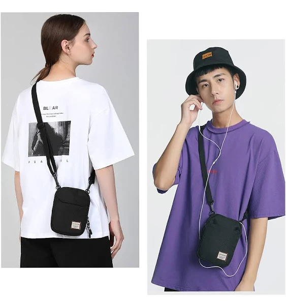 Small Crossbody Bag for Men, Mini Messenger Bag Shoulder Bag for Phone Passport