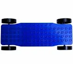 Pinewood Pro Brick Derby Car Chassis - Create Car with Lego Bricks to Race On Derby Tracks