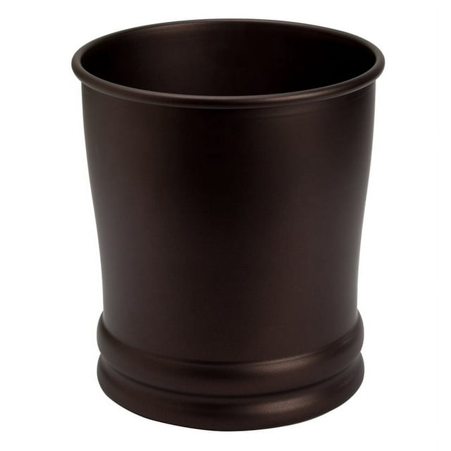 Interdesign Olivia Wastebasket Trash Can, Bronze