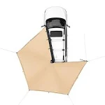 VEVOR Retractable Car Side Awning 8.2' Height Vehicle Awning 270 Degree UV50+