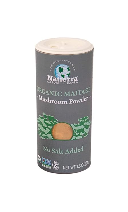 NATIERRA: Organic Maitake Mushroom Powder, 1.8 oz