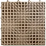 Big Floors DT40BEIG DuraGrid Outdoor Modular Interlocking Multi-Use Plastic Deck Tile, 40 Pack, Beige 