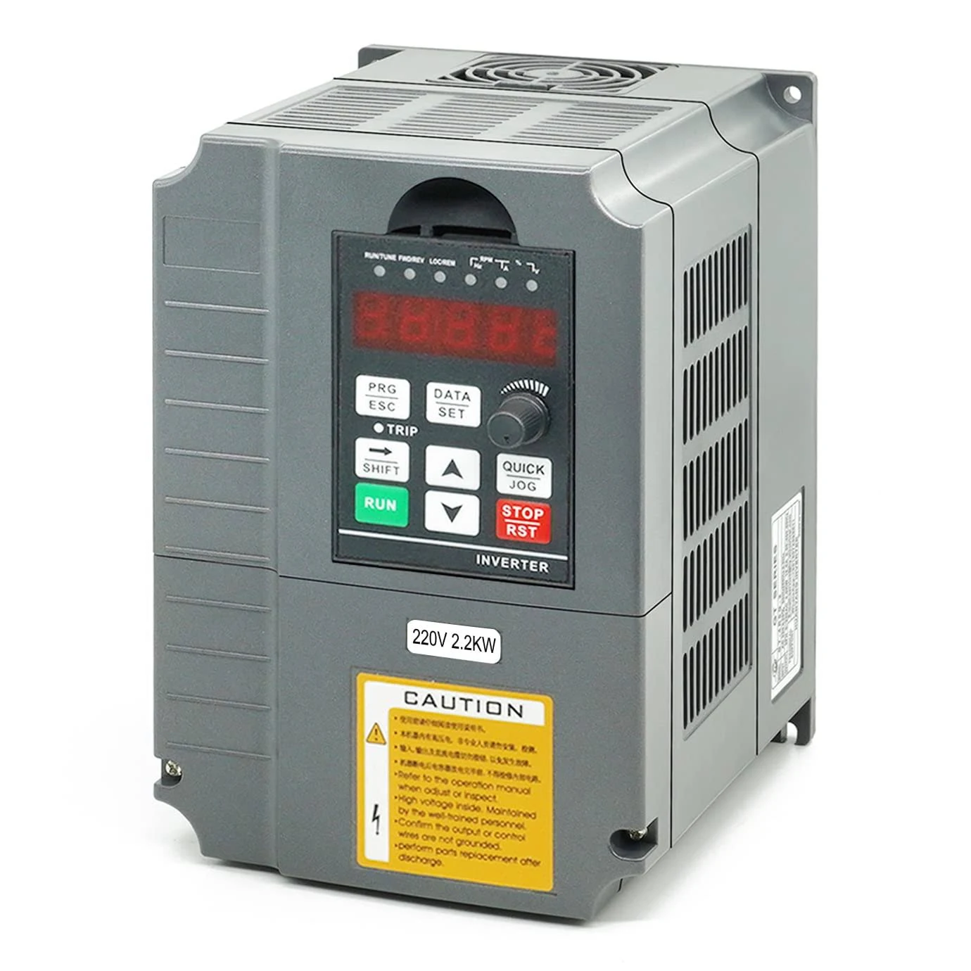 VFD Vector Single to 3 Phase Converter, for Motor Speed Control,220V Input/Output(GT Series 2.2KW-3HP Model)