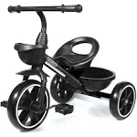 Kids Tricycle for 2-5 Year Olds - Gift for Toddlers - Black