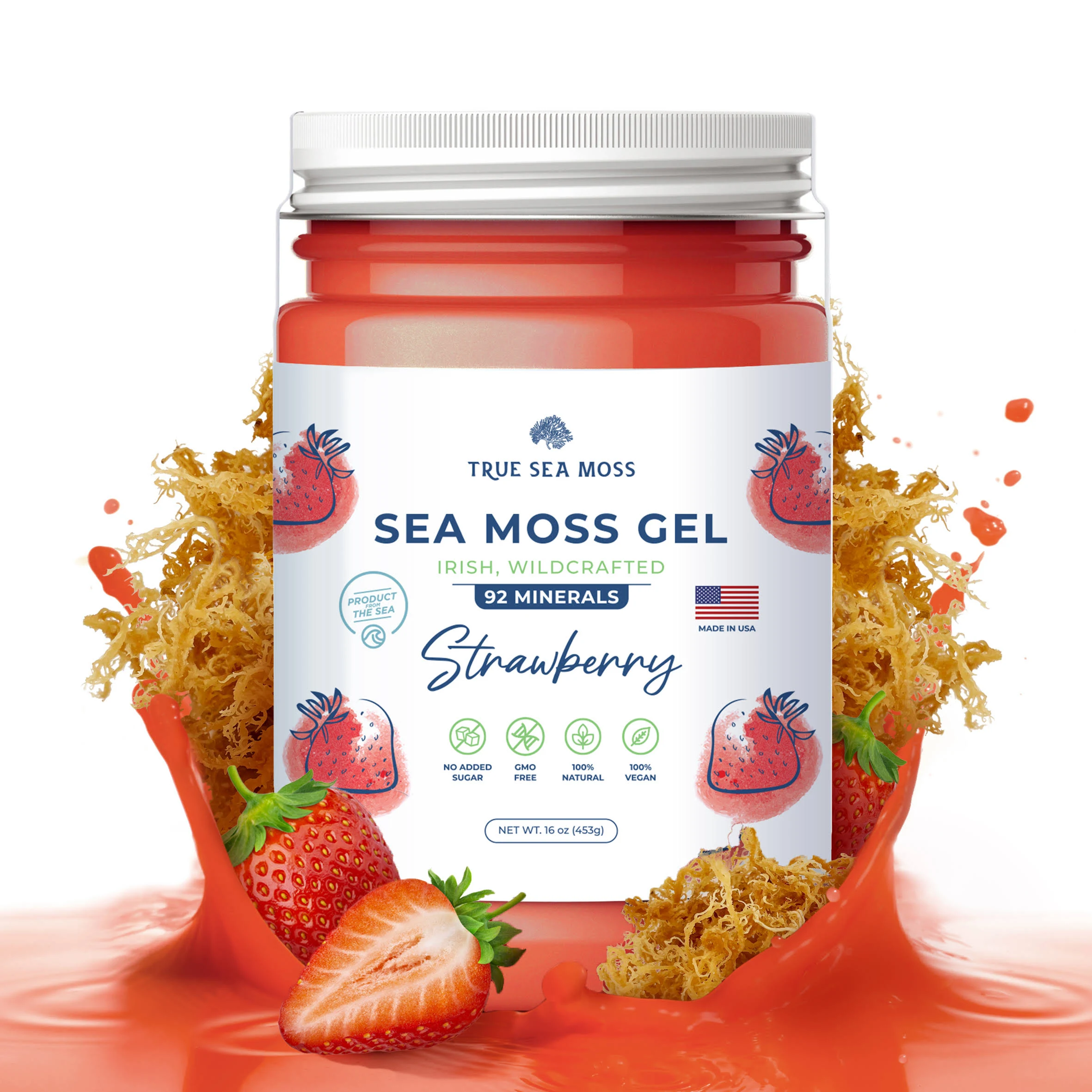 Sea Moss Gel Strawberry