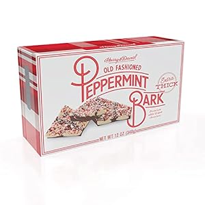 Harry and David Old Fashioned Holiday Peppermint Bark Extra Thick 2-pack