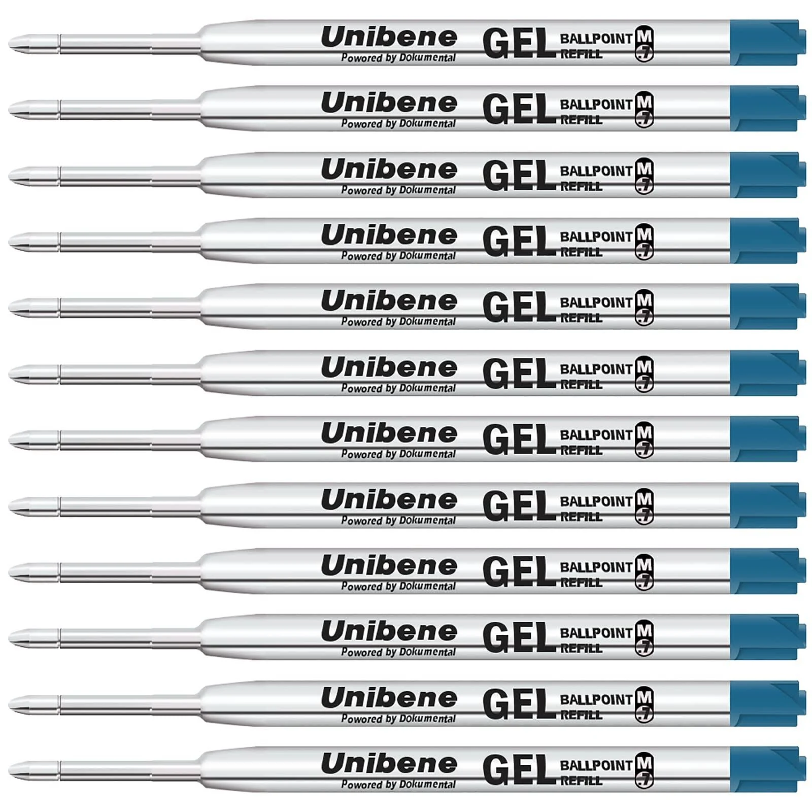 Unibene Parker Compatible Gel Ink Ballpoint Refills 12 Pack0.7mm Medium Point...