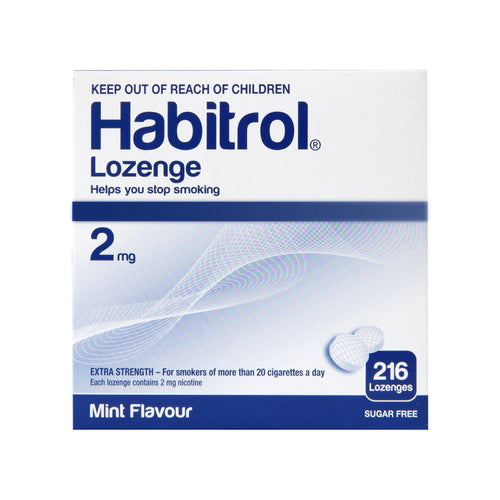 Habitrol Nicotine Lozenge 1mg Mint Flavor 1 box 216 Pieces Sugar Free FRESH