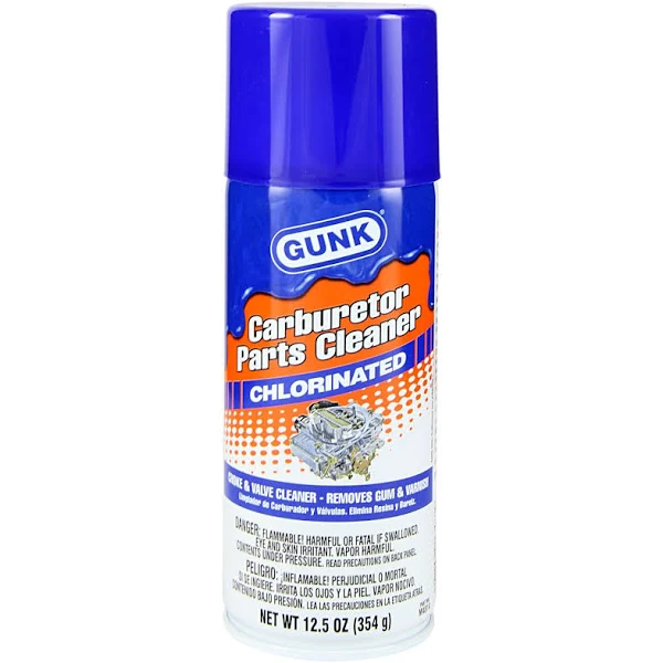 Gunk M4814-12PK Chlorinated Carburetor Parts Cleaner - 12.5 oz., (Case of 12)