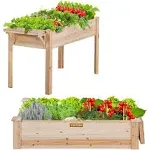 Raised Garden Bed with Detachable Leg,35 * 18 * 31in, Wood Planter Raised Garden Boxes Outdoor, Raised Garden Beds for Vegetables or Flowers ……