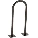 Global Industrial - 442804MBK - U-Rack Bike Rack Black Flange Mount 2-Bike Capacity