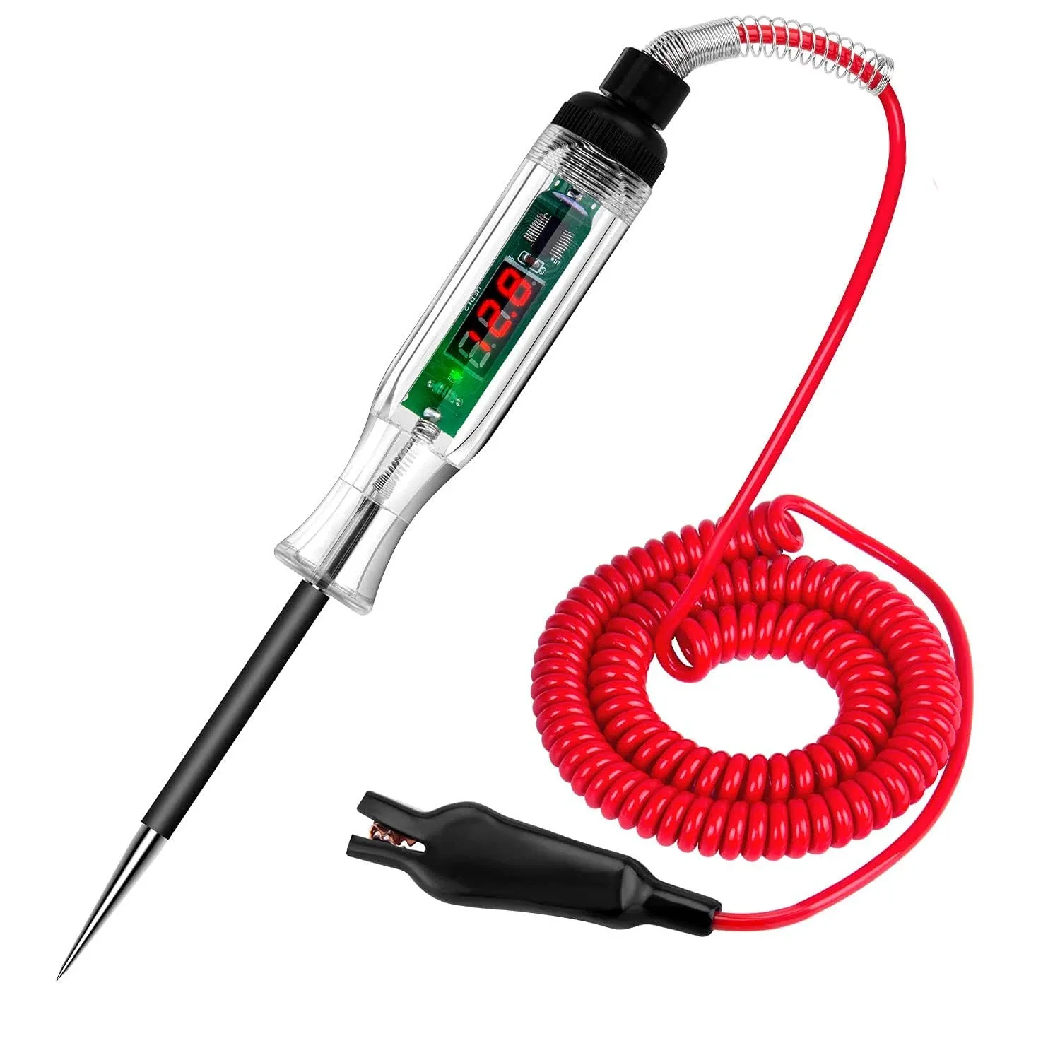 WINTIND Premium Digital LED Automotive Circuit Tester, 3-32v Test Light with 96 inch