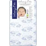 Dream on Me Twinkle 5" 88 Coil Crib & Toddler Mattress, Blue Clouds, Greenguard