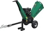 All Power 420cc Gas-Powered Chipper Shredder Mulcher Green