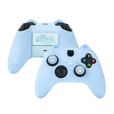 GeekShare Cat Paw Silicone Cover Controller Case Skin Grips Set for Switch Pro