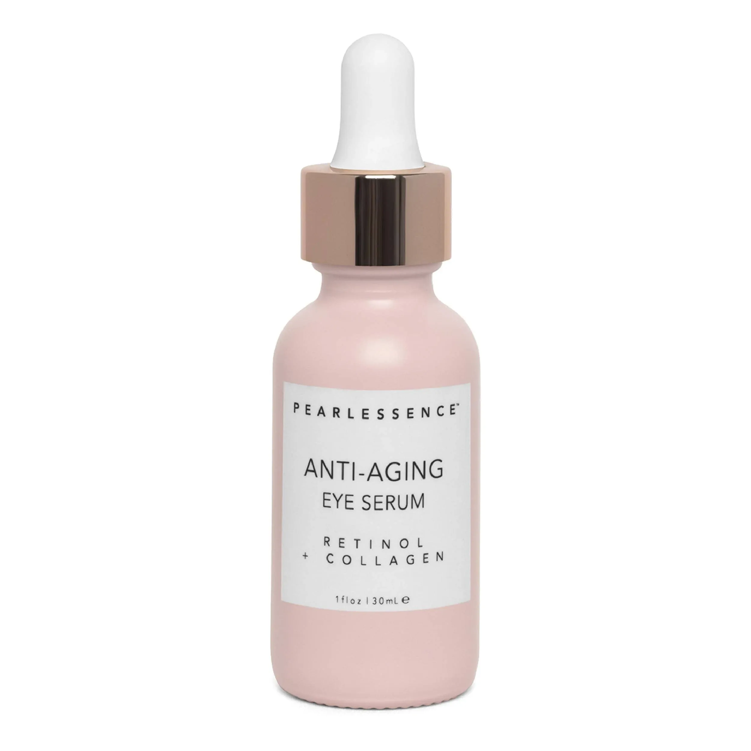 Pearlesssence Anti-Aging Eye Serum with Retinol & Collagen - Helps Reduce Fine Lines & Wrinkles | Gentle & Lightweight Formula | Plumps & Tightens | Made in USA & Cruelty Free (1oz)