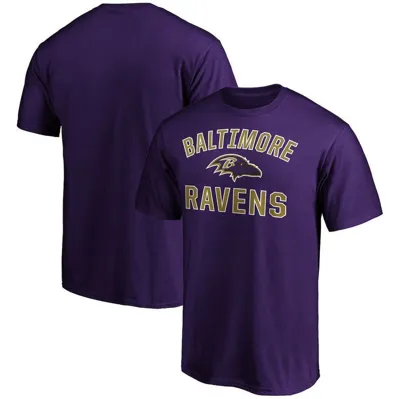 Branded Purple Baltimore Ravens Victory Arch T-shirt