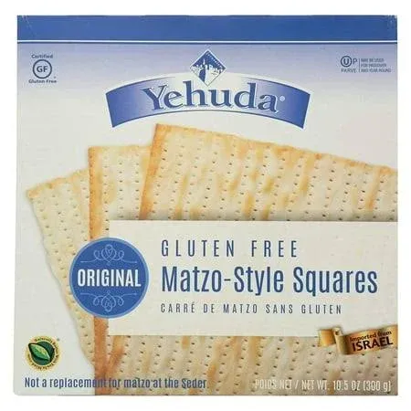 Yehuda Gluten-Free Matzo Squares Toasted Onion 10.5 Ounce (3 Pack)