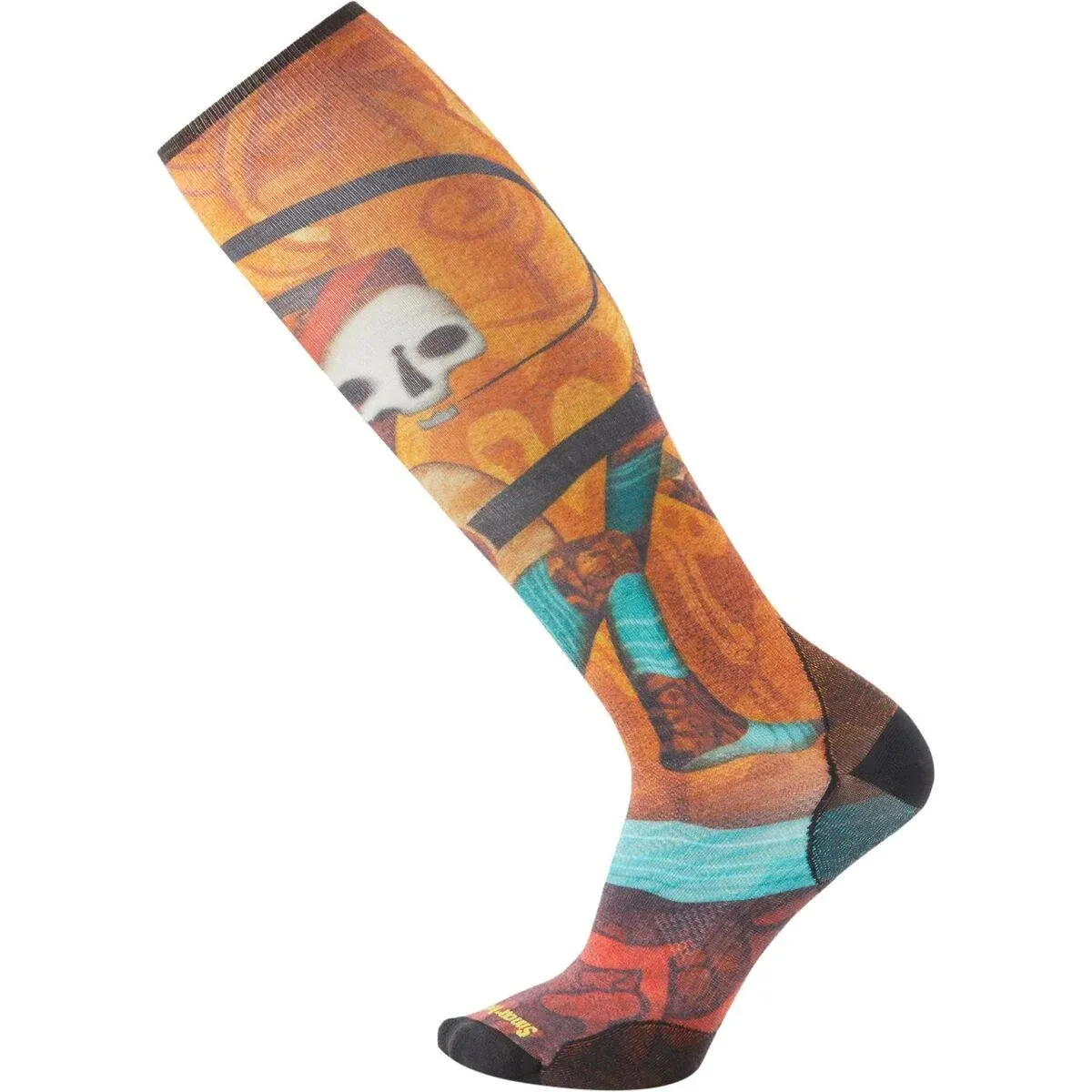 Smartwool Ski Zero Cushion Memory Quilt Print OTC Socks