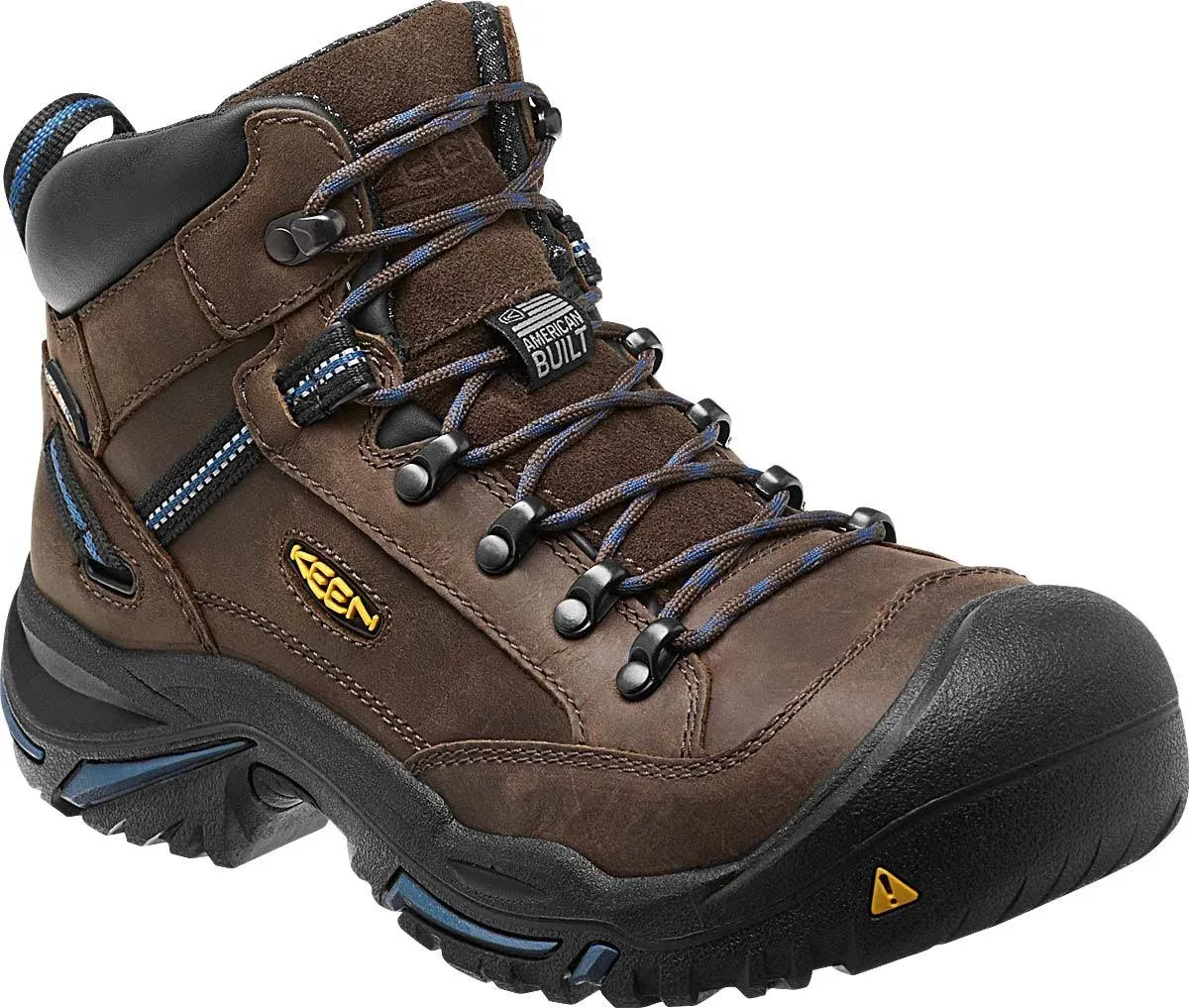 Keen Utility Braddock Al Waterproof Mid (Steel Toe) Men's BISON/BLUE / 15 / 2E