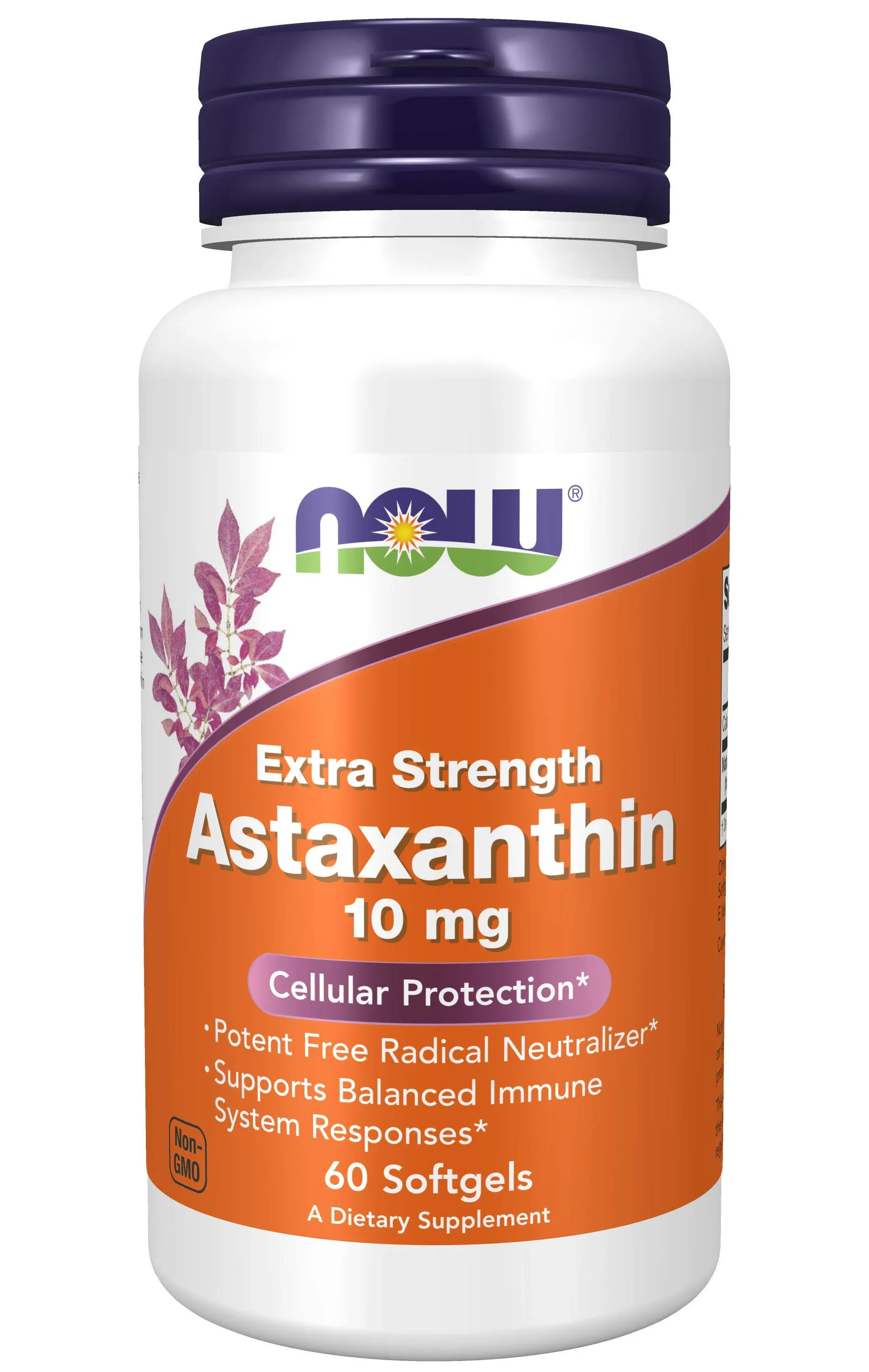 Now Foods Astaxanthin 10 mg Extra Strength 30 Softgels