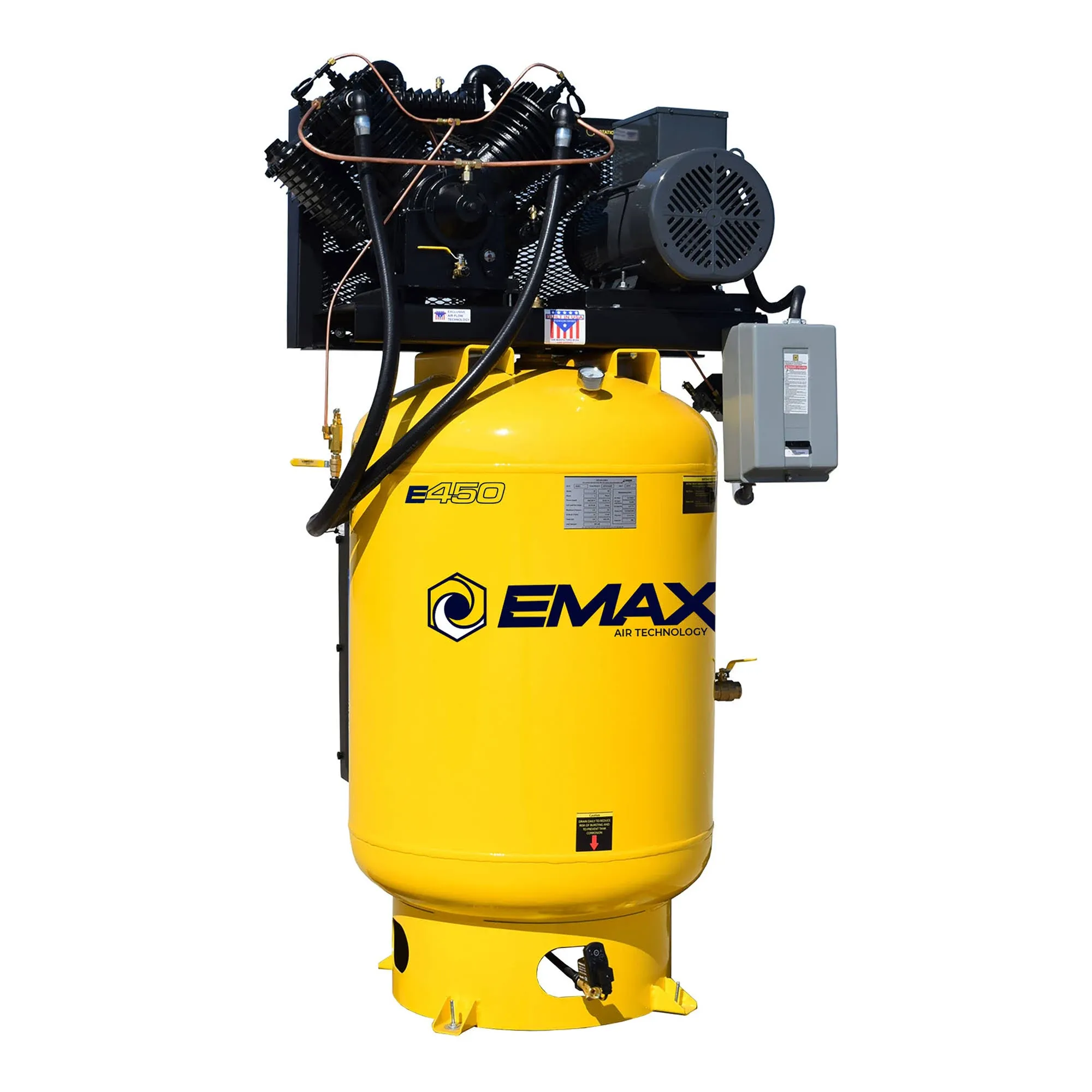 EMAX ESP10V120V3 Industrial Plus Silent Air 10-HP 120-Gallon Two-Stage Air Compressor (230V 3-Phase)