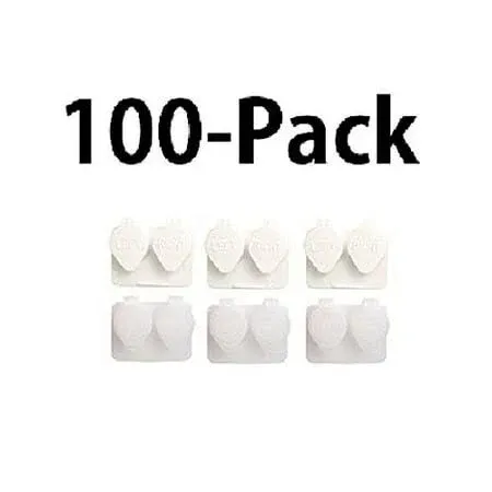 Deep Well Flip-Top Contact Lens Cases Bulk Pack of 100