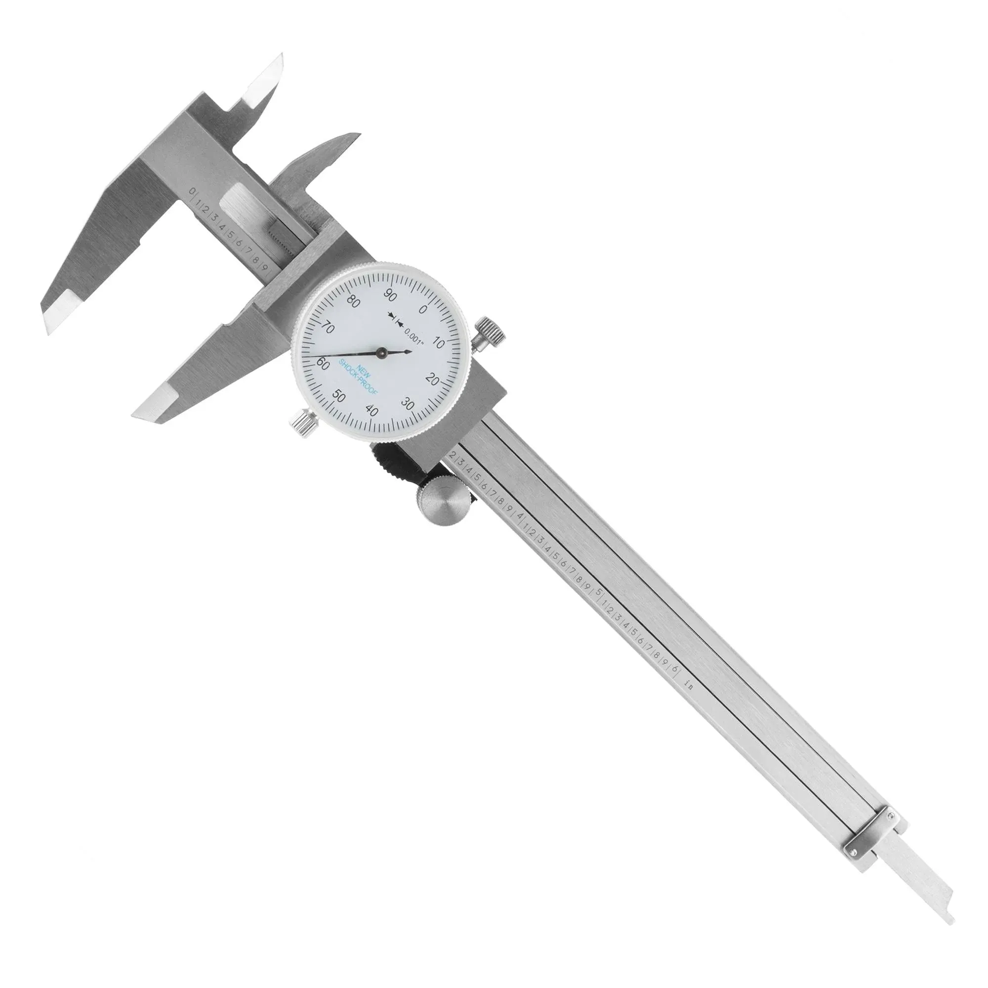 Dial Caliper- Stainless Steel and Shock Proof Tool With 6 to 7.9 Inches 