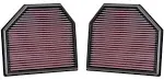 K&N Replacement Air Filter for 11-14 BMW M5/M6 4.4L V8 / 2015 M4/M3 3.0L I6  (2 per box)