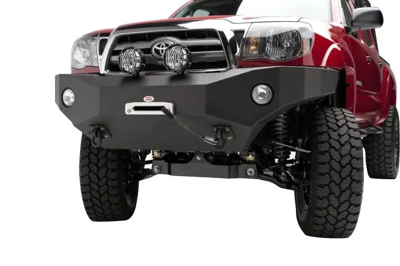 Body Armor TC-19335 Black Large Front Bumper for Toyota Tacoma