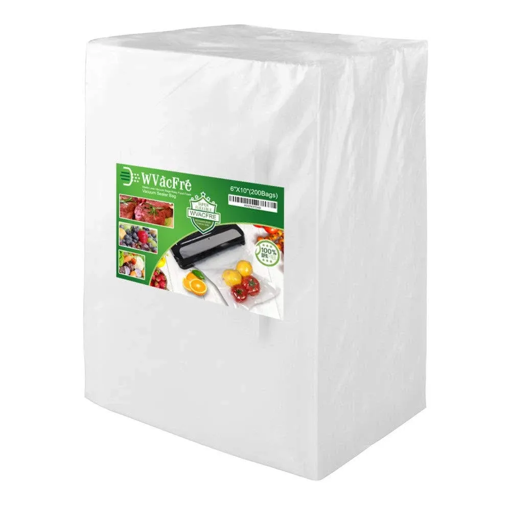 WVacFre 200 Gallon Food Saver Vacuum Sealer Bags