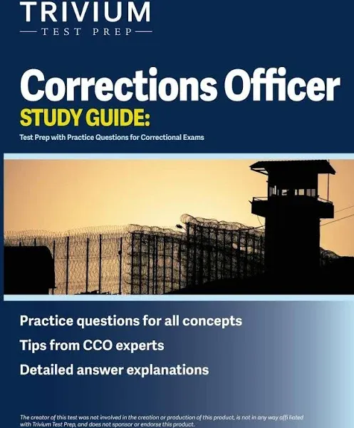 Corrections Officer Study Guide: Test Prep with Practice Questions for Correctional Exams