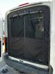 VanEssential Medium ROOF Rear Door Bug Screen Designed for Ford Transit - Center Zipper Closure