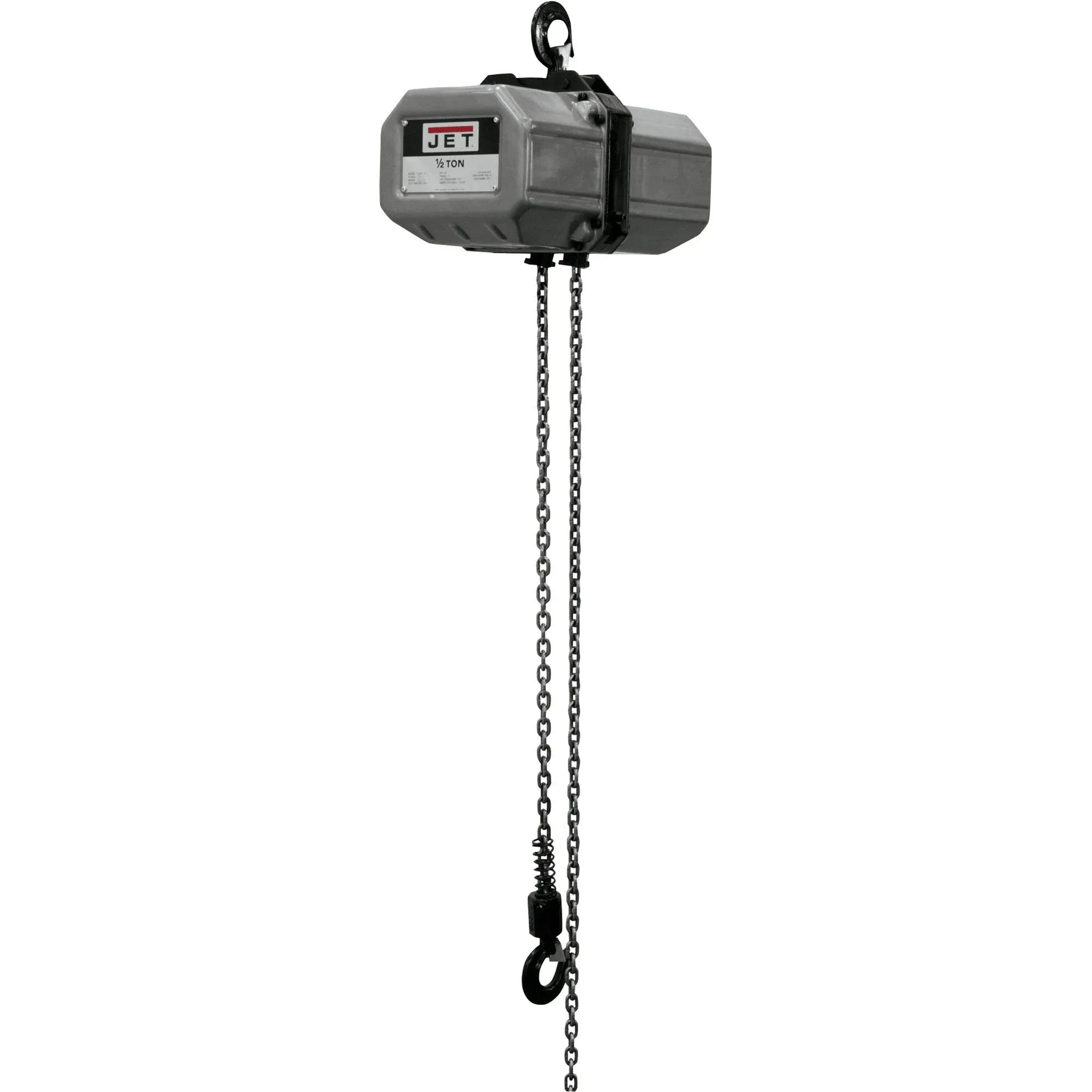 "Jet  1/2-Ton Electric Chain Hoist 3-Phase 15' Lift | 1/2SS-3C-15- 123150"