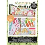 Hoppy Easter Pillows Bench Pillow Machine Embroidery CD Quilt Pattern -From Kimberbell By Christopherson, Kim