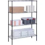 Honey-Can-Do - Black 4-Tier Heavy Duty Steel Shelf